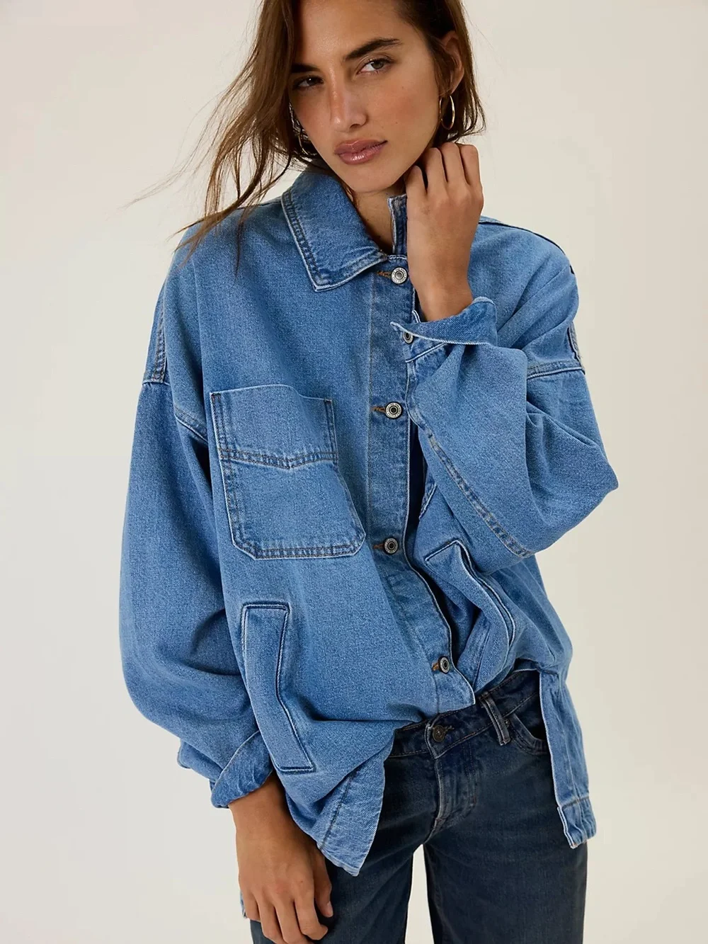 Free people We The Free Madison City Denim Jacket